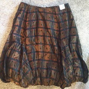 Satin Bubble Skirt